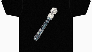 EcoSaber Shirt: The Kinder, Eco-Friendlier Lightsaber